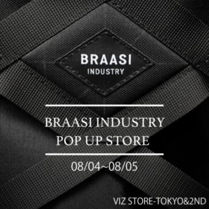 Braasi Industry、VIZ STORE-TOKYO&2NDにて期間限定POP UPを開催
